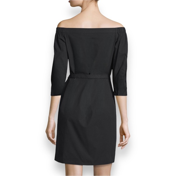 NEW Black Off-the-Shoulder Poplin Style Dress Women’s Plus Size 3XL - Picture 8 of 8